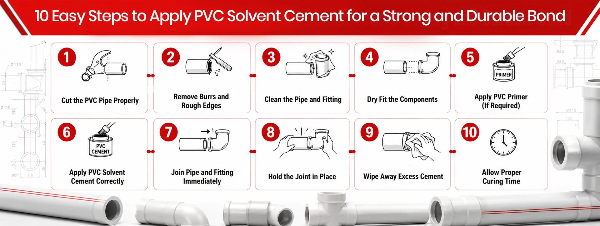 How to Apply PVC Solvent Cement Correctly for a Strong Bond
